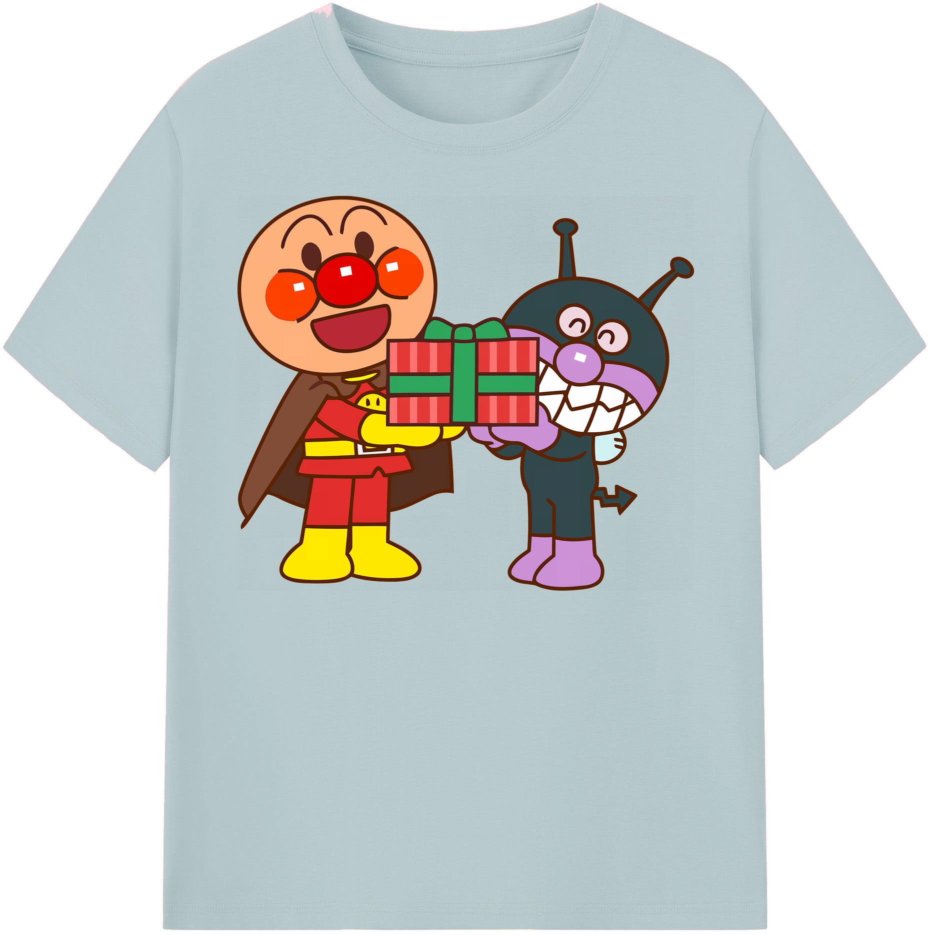 （画像用） アンパンマン Anpanman 綿100％半袖Tシャツ（フロントプリント）